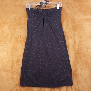 APC VANESSA SEWARD Womens Dress Small Black Floral Halter Midi Sundress